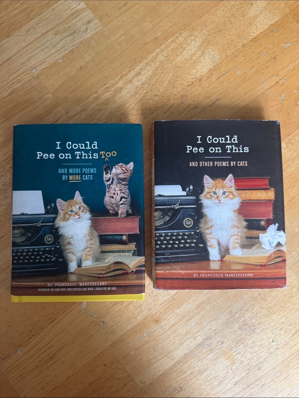 I Could Pee on This and I Could Pee on This Too - Cat Poetry Book Bundle